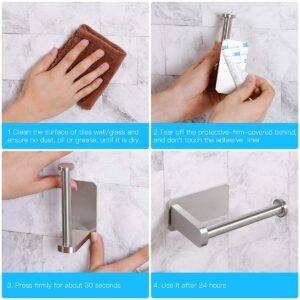 VAEHOLD Adhesive Paper Towel Holder and Toilet Paper Holder