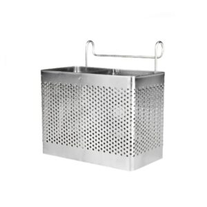 gofidin kitchen utensils drying rack stainless steel flatware silverware caddie holder basket organizer with hook