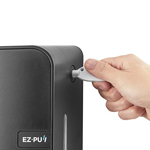 EZbrnd Wall Mount MULTIFOLD Hand Towel Dispenser for Kitchen/Bathroom/Office/RV/Airbnb, Black, 3200B-EZ