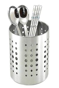 stainless steel dotted design - cutlery, cooking utensils and gadgets, caddy spoon holder silver color size 5 inch