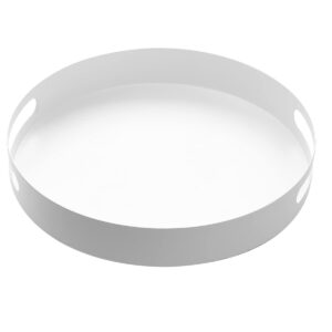 jyl home lazy susan rotating organizer turntable for cabinet, 12-inch, white