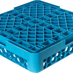 Carlisle FoodService Products RG2514 OptiClean 25 Compartment Glass Rack, 3.5" Compartments, Blue (Pack of 6)
