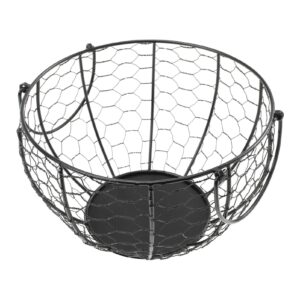 metal wire egg basket egg holder organizer case container kitchen egg storage basket fruit basket vegetables fruit bowl kitchen counter organizers