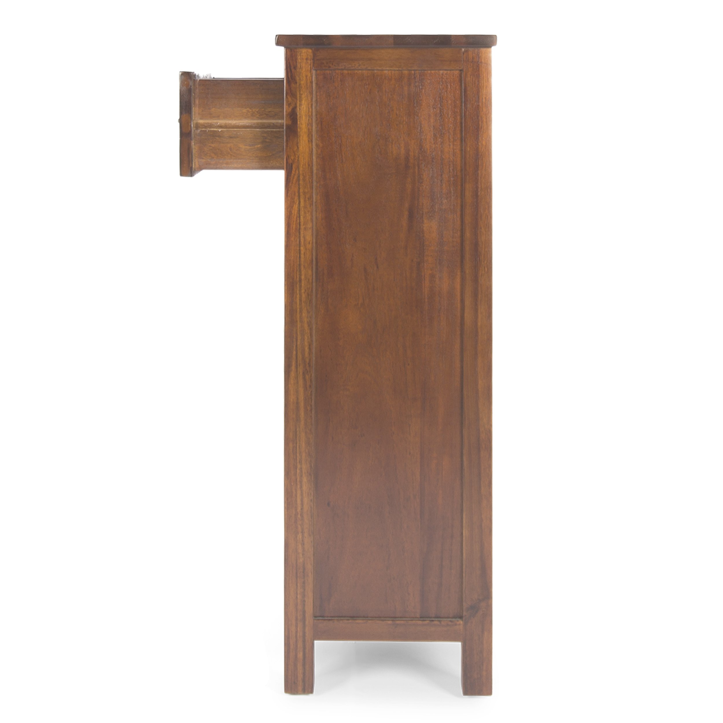 Christopher Knight Home Eirinn Acacia Wood with Faux Wood Overlay Wine Rack, Dark Oak