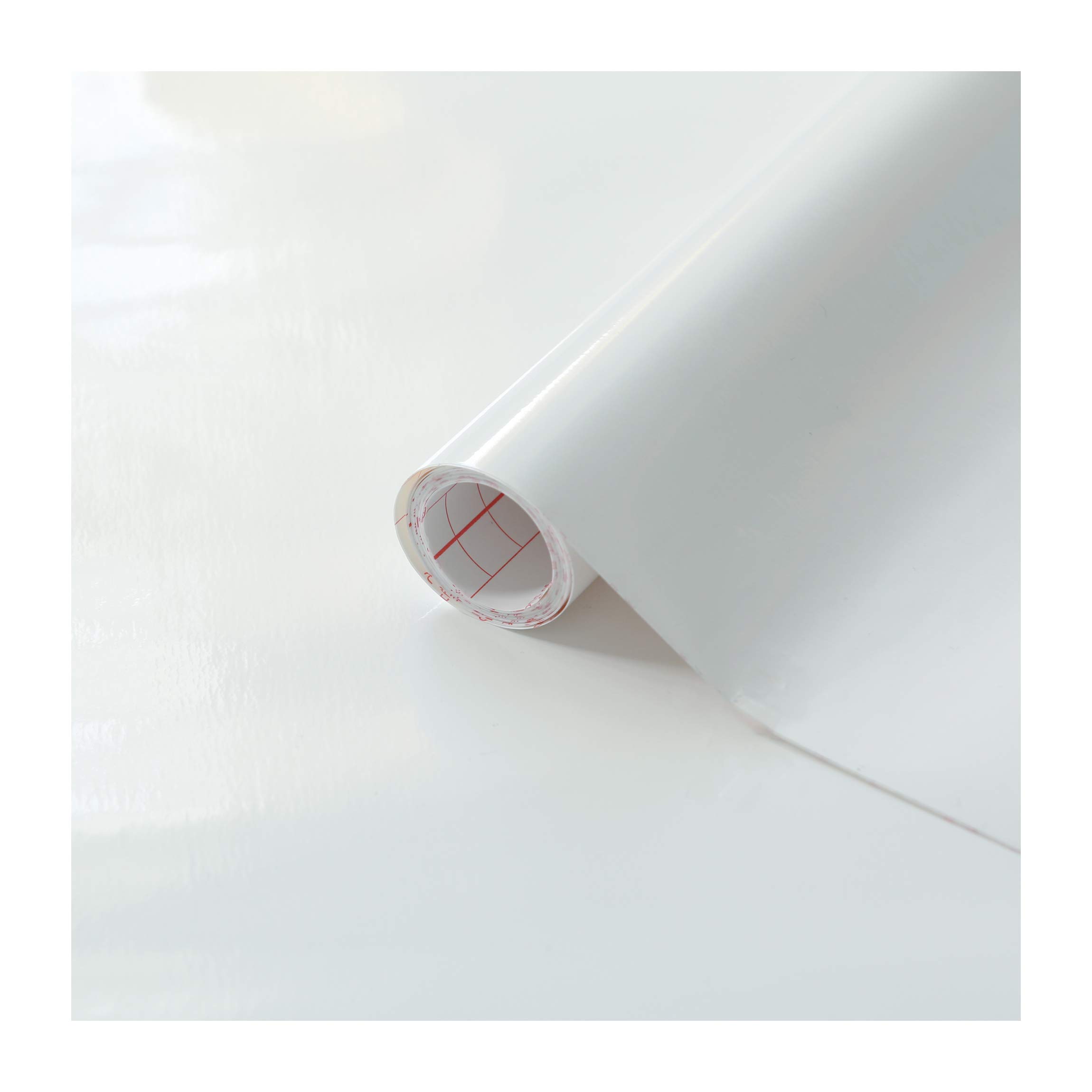 d-c-fix Peel and Stick Contact Paper White Matt Plain Look Self-Adhesive Film Waterproof & Removable Wallpaper Decorative Vinyl for Kitchen, Countertops, Cabinets 26.5" x 78.7"