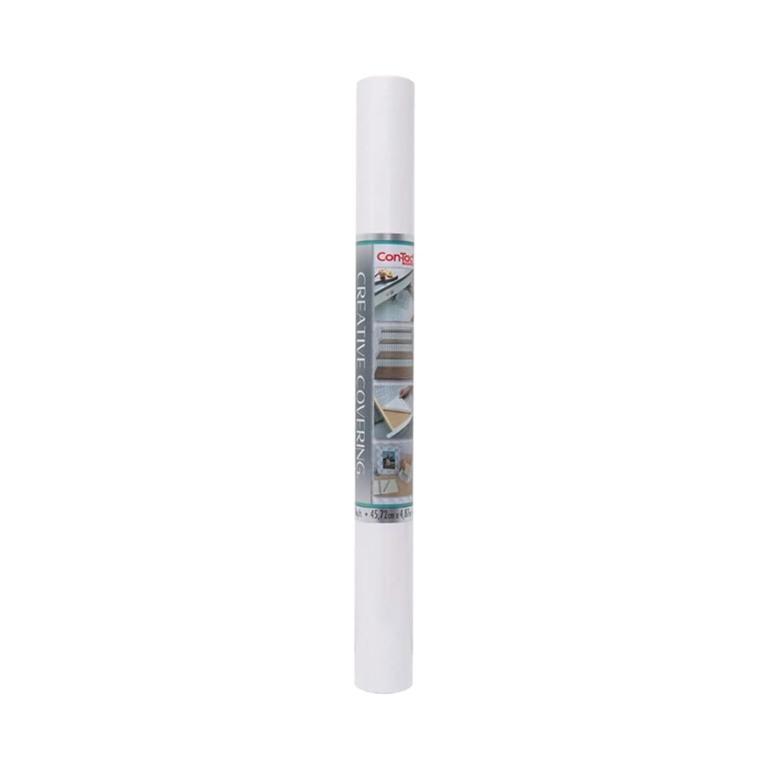 Con-Tact Brand Creative Covering Shelf Liner, 18" x 16', White