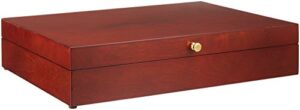 reed & barton 50mb eureka mahogany flatware chest