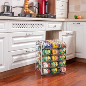 Rice rat Can Organizer for Pantry, Can Rack Can Storage Dispenser for Canned Food (5 tiers)