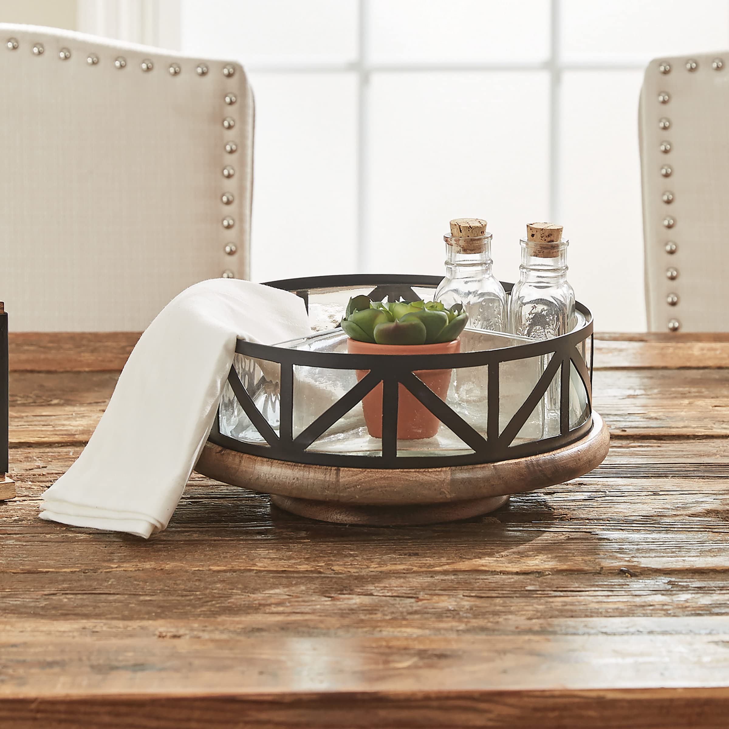 Split P Urban Farmhouse Lazy Susan