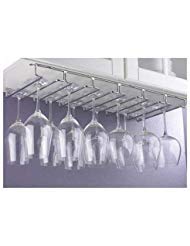 useful under cabinet stemware rack hold up to 18 wine glasses