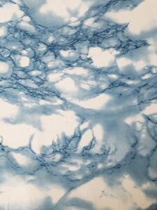 zip tac marble blue (clouds) contact paper (9 ft x 18in) #267