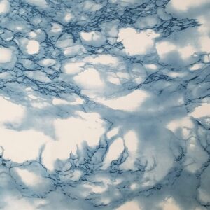 Zip Tac Marble Blue (Clouds) Contact Paper (9 Ft X 18in) #267