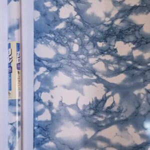 Zip Tac Marble Blue (Clouds) Contact Paper (9 Ft X 18in) #267