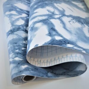 Zip Tac Marble Blue (Clouds) Contact Paper (9 Ft X 18in) #267