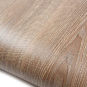 ROSEROSA Peel and Stick PVC Faux Wood Self-Adhesive Wallpaper Covering Counter Top Shelf Liner Oak (WD169 : 2.00 Feet X 6.56 Feet)