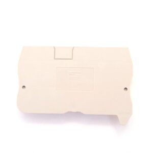 Dinkle AK2.5C DIN Rail Terminal Block End Cover for AK1.5 and AK2.5, Pack of 100