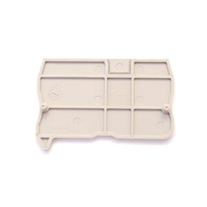 Dinkle AK2.5C DIN Rail Terminal Block End Cover for AK1.5 and AK2.5, Pack of 100