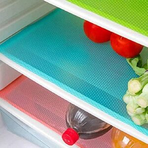 guagll 4 pcs kitchen refrigerator mats multipurpose pads for home shelves cupboard drawer