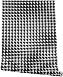 self-adhesive vinyl black white plaid shelf liner contact paper for cabinets dresser drawer furniture wall arts and crafts decal 17.7x117 inches
