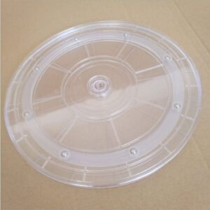 1PC Clear Acrylic 6inch Turntable Mini Turntable Organizer Round Swivel Plate Clear Rotating Tray Small Revolving Base for Spice Rack Table Cake Kitchen Pantry Decorating