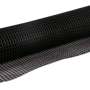San Jamar Ultraliner Plastic Shelf Liner, Shelf Liner Non Adhesive, Bar Mat with Non-Slip Mat for Bar, 4.5 X 24.75 Inches, Black