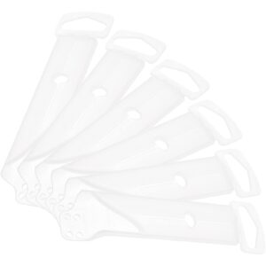 luxshiny knoves 6pcs plastic knife case clear covers sleeves knives guard universal sheath blade guards protector for bread carving chef cleaver kitchen knife 13.5x3.85x0.5cm chef backpack