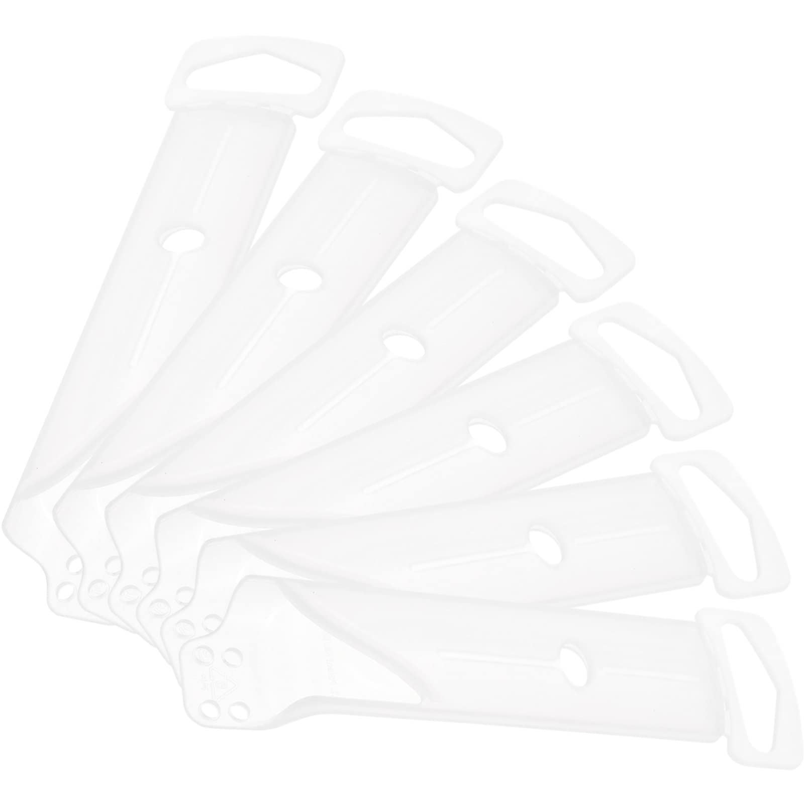 Luxshiny Knoves 6pcs Plastic Knife Case Clear Covers Sleeves Knives Guard Universal Sheath Blade Guards Protector for Bread Carving Chef Cleaver Kitchen Knife 13.5X3.85X0.5CM Chef Backpack