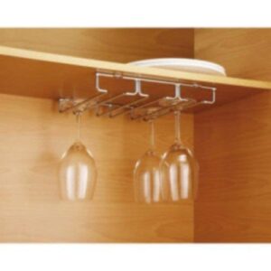 Organize It All Chrome Stemware Holder