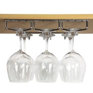 Organize It All Chrome Stemware Holder