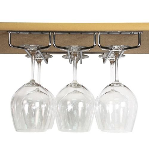 Organize It All Chrome Stemware Holder