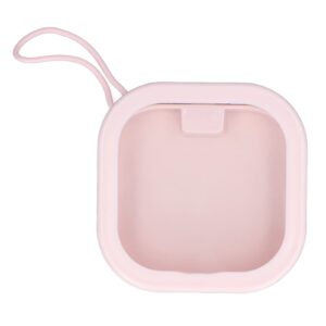clear abs drawer for small transparent containers with push switch pink