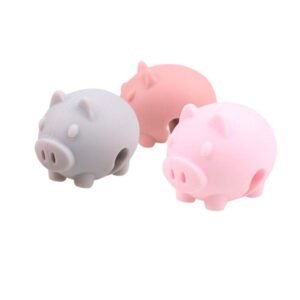 Cartoon Silicone Cooking Pot Lid Clips Pot Holder Kitchen Cooking Prevent Overflow Tool Kitchen Accessories(3pc-pig)