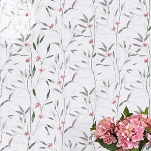 Shelf Drawer Liner Floral and Leaf Wallpaper Contact Paper Self-Adhesive Removable Rustic Wallpaper for Wall Film