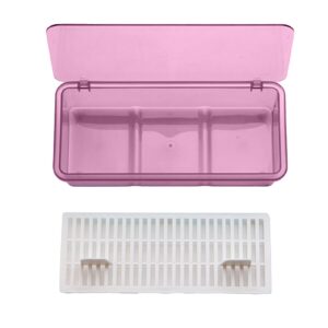 hevirgo flatware drawer tray spoon fork utensil chopsticks drawer organizer food grade wear-resistant pink