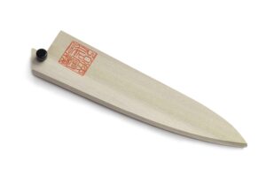 yoshihiro natural magnolia wood saya cover blade protector for petty 150mm