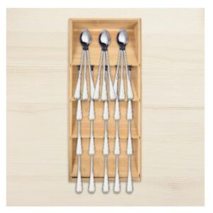 KARKO Kitchen Tools Drawer Organizer Store Organizer Drawer Wooden Bamboo Silverware Cutlery Storage Box Kitchen Storage Cabinet (CW0003)