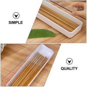 Cabilock 1pc Utensils Tray Holder Cover Lid for Lid, Spoon Dinnerware Drainer Countertop Home Chopstick Rack with Flatware Drawer Organizer Cutlery Tableware Organizer, Sink