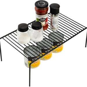 ARCCI Kitchen Cabinet Shelf Organizer Set of 3, Large (15.7 x 9.4 inch) Rustproof Metal Wire Pantry Storage Shelves, Dish Plate Racks for Cabinets, Freezer, Counter, Cupboard Organizers and Storage