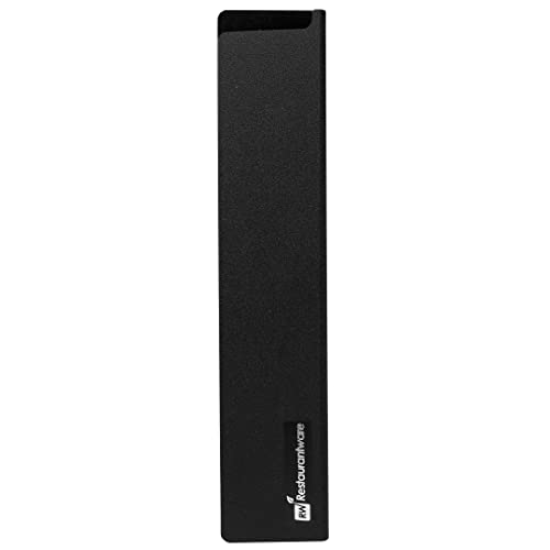 Restaurantware Sensei 10.5 x 2 Inch Knife Sleeve, 1 Knife Protector - Fits Chef Knife, Felt Lining, Black Plastic Knife Blade Guard, Durable, Cut-Proof