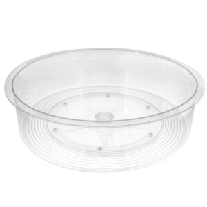 spec101 cabinet lazy susan turntable organizer - 1pc clear pantry lazy susan kitchen turntable 360 degree rotation table