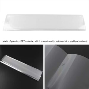 27.6In×17.7In Clear Wallpaper, Transparent Kitchen Backsplash Protective Contact Paper, Removable Clear Wall Protector, Kitchen Oil Proof Waterproof Sticker