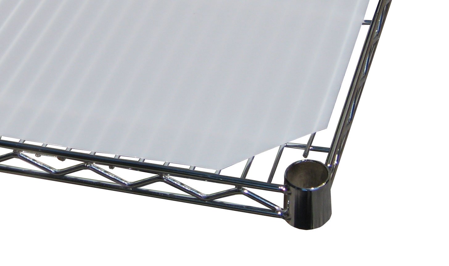 18" Deep x 60" Wide Plastic Shelf Liner