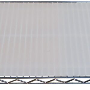 18" Deep x 60" Wide Plastic Shelf Liner