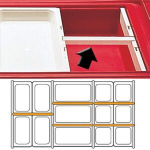 cambro dividers bars, 12-3/4" long, 3pk clear div12-135