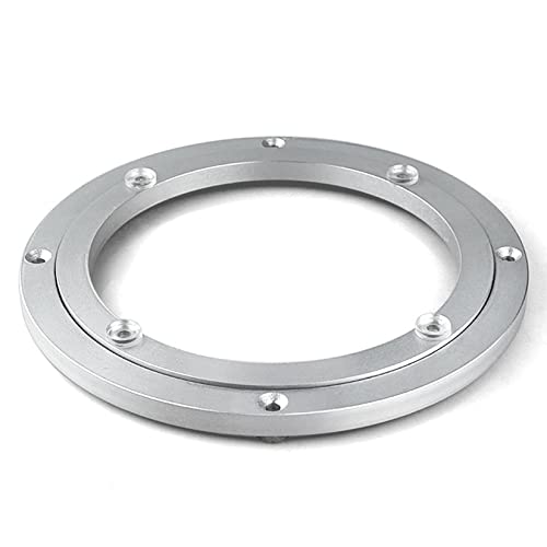 Heavy Duty Lazy Susan Turntable Rings Rotating Bearing, Round 360 Degree Rotating Aluminium Alloy Turntable Base Bearing, Diameter 5~40 In Metal Turntable Ball Bearing