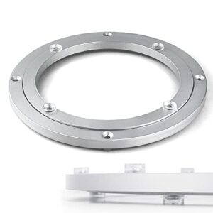 heavy duty turntable base bearing 120mm ~ 1000mm aluminium alloy lazy susan turntable bearing, 360 degree rotating round metal turntable base rings for kitchen dining table