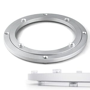 Heavy Duty Turntable Base Bearing 120mm ~ 1000mm Aluminium Alloy Lazy Susan Turntable Bearing, 360 Degree Rotating Round Metal Turntable Base Rings For Kitchen Dining Table