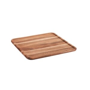 lazy susan square – 16” (wood, 16" x 16")