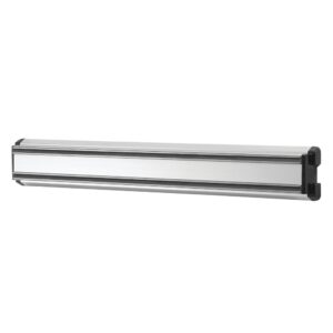 idesign wall mount magnetic knife holder strip for kitchen utensil storage - stainless steel, 14"