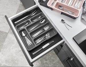 silverware drawer organizer,adjustable flatware holder